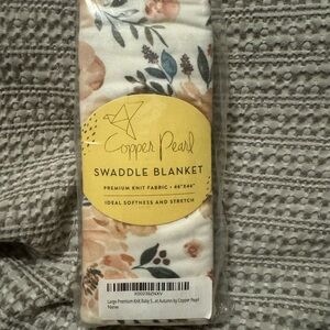 Copper Pearl Swaddle Blanket - Autumn